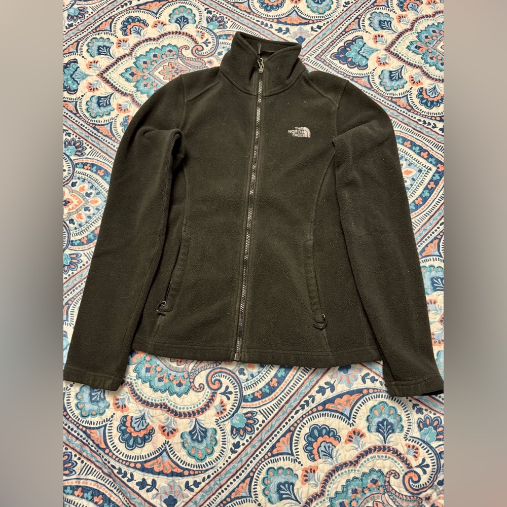 Black Northface Fleece Jacket sz s
